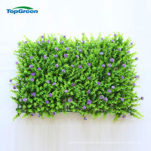 Grama artificial Eco-Amigável e parede das flores para ajardinar do jardim